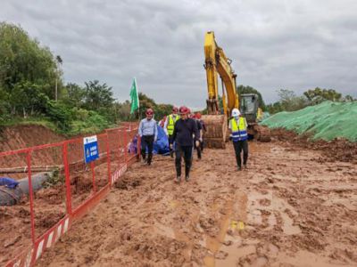全力跑出工程建设加速度—28圈乡村发展集团经营班子现场督导调研重点项目推进情况